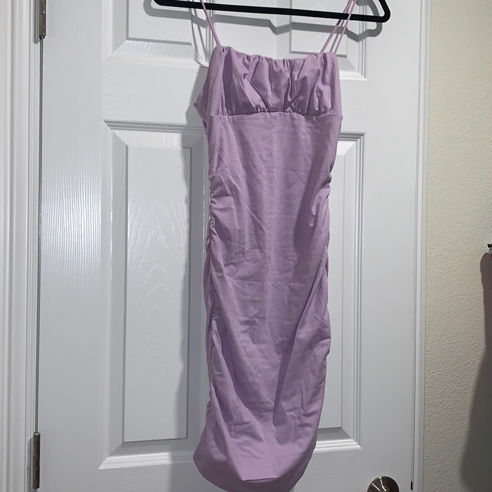 New Soft lavender flattering dress! ✨ NEVER BEEN WORN!